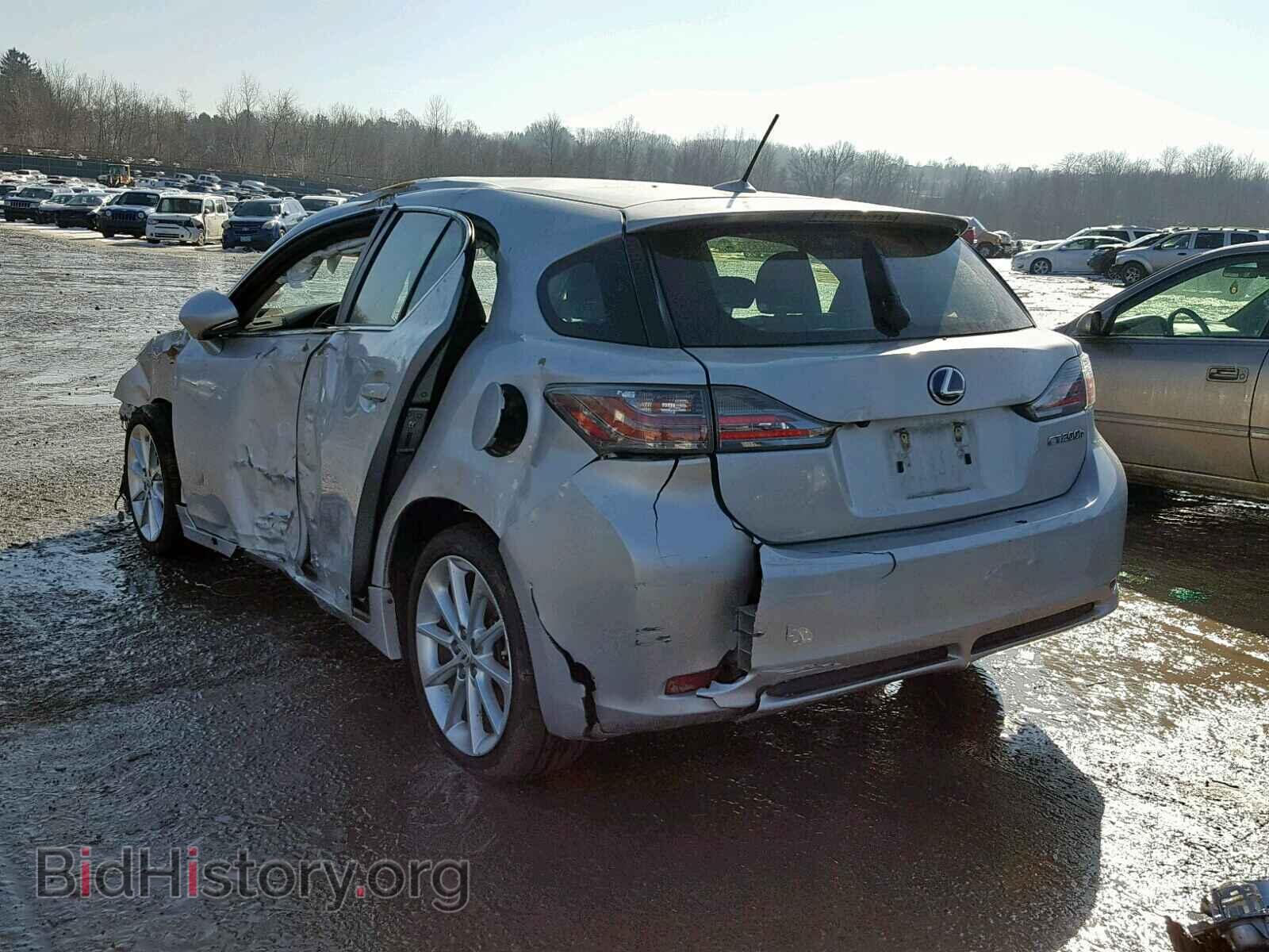2012 LEXUS CT 200 - VIN: JTHKD5BH8C2120147 - Фото 3