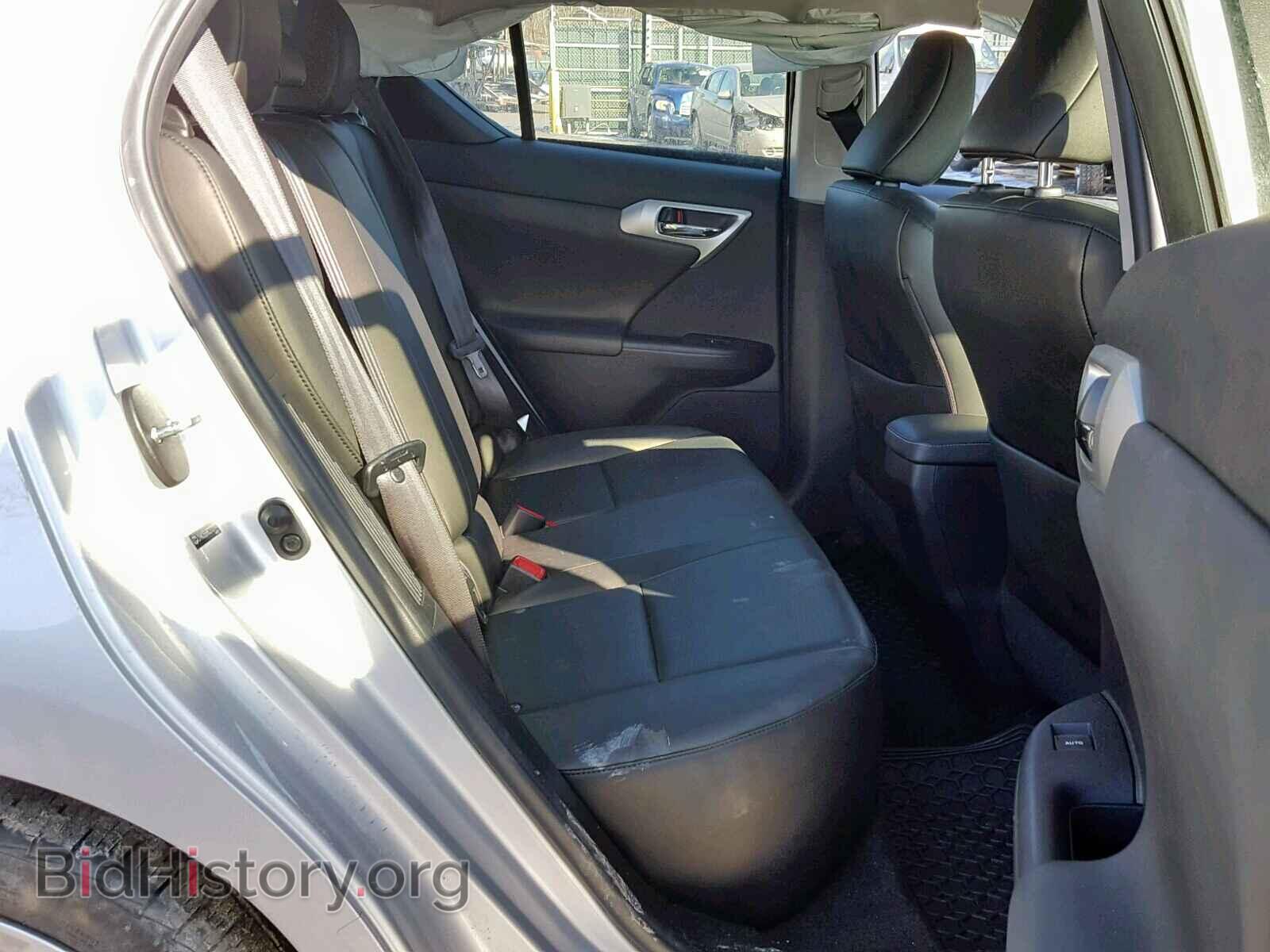 2012 LEXUS CT 200 - VIN: JTHKD5BH8C2120147 - Фото 6