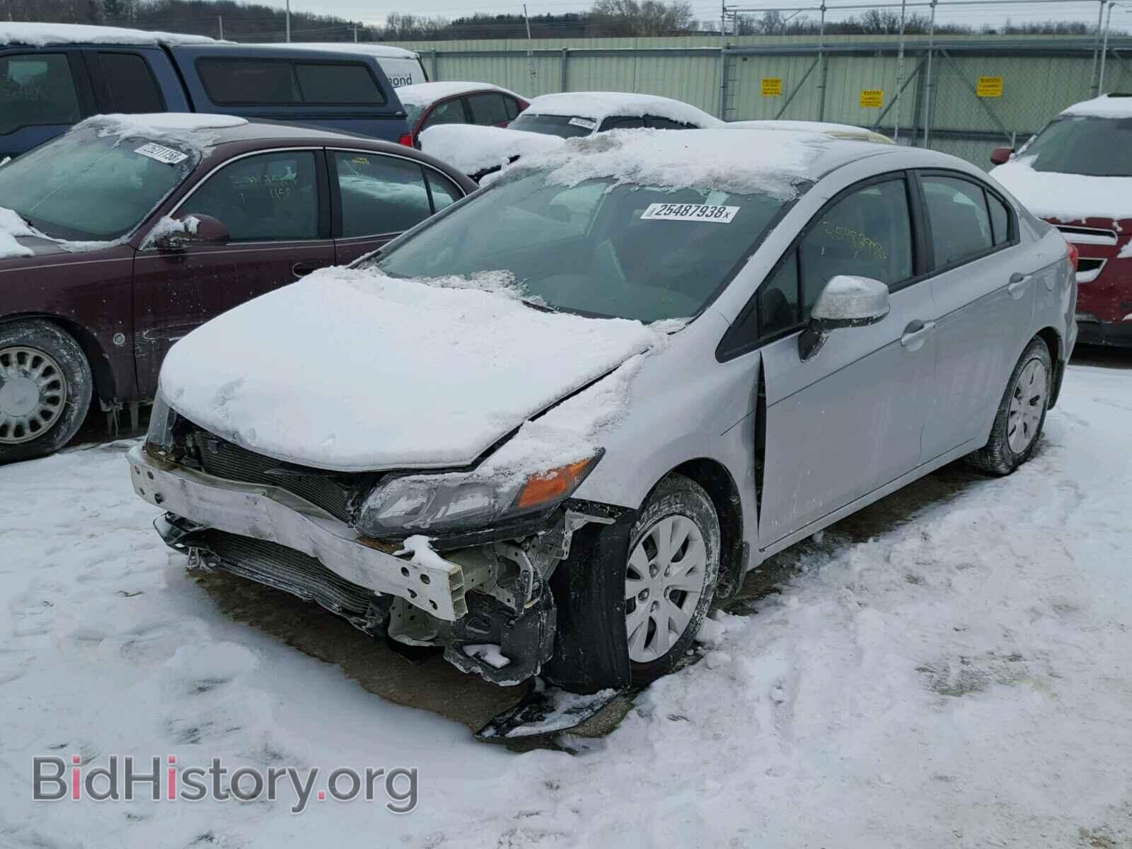 2012 HONDA CIVIC - VIN: 2HGFB2F53CH311992 - Фото 2