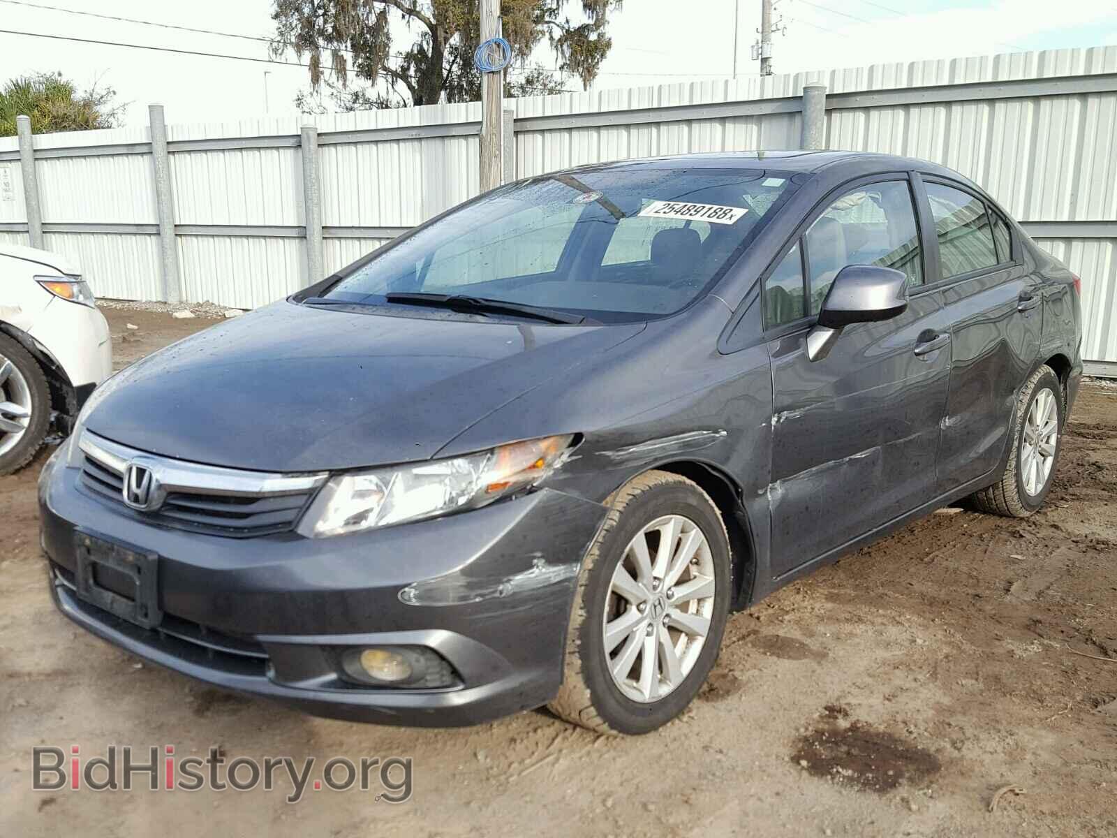2012 HONDA CIVIC - VIN: 2HGFB2F90CH556431 - Фото 2