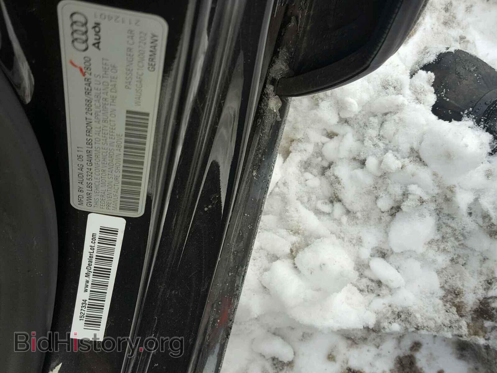 2012 AUDI A7 - VIN: WAUSGAFC1CN007202 - Фото 10