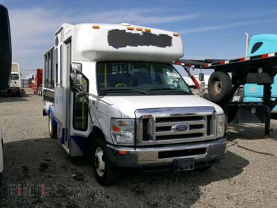 2010 Ford ECONOLINE, white — VIN 1FDFE4FP1ADA39659, Copart