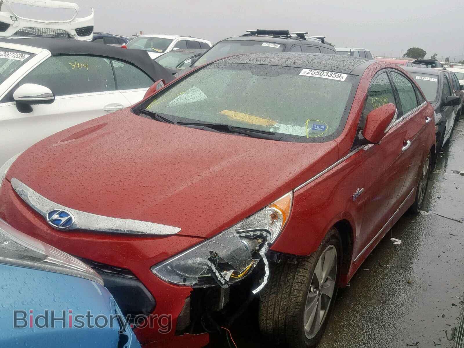 2012 HYUNDAI SONATA - VIN: KMHEC4A40CA054947 - Фото 2
