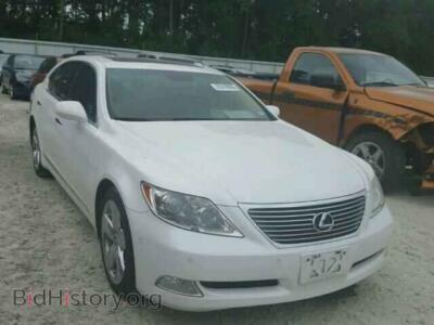 2008 Lexus LS460 LS 460l, белый — VIN JTHGL46F985029888, Copart