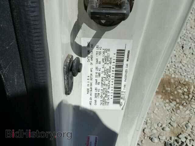 2003 MITSUBISHI ECLIPSE - VIN: 4A3AC44G83E030314 - Фото 10