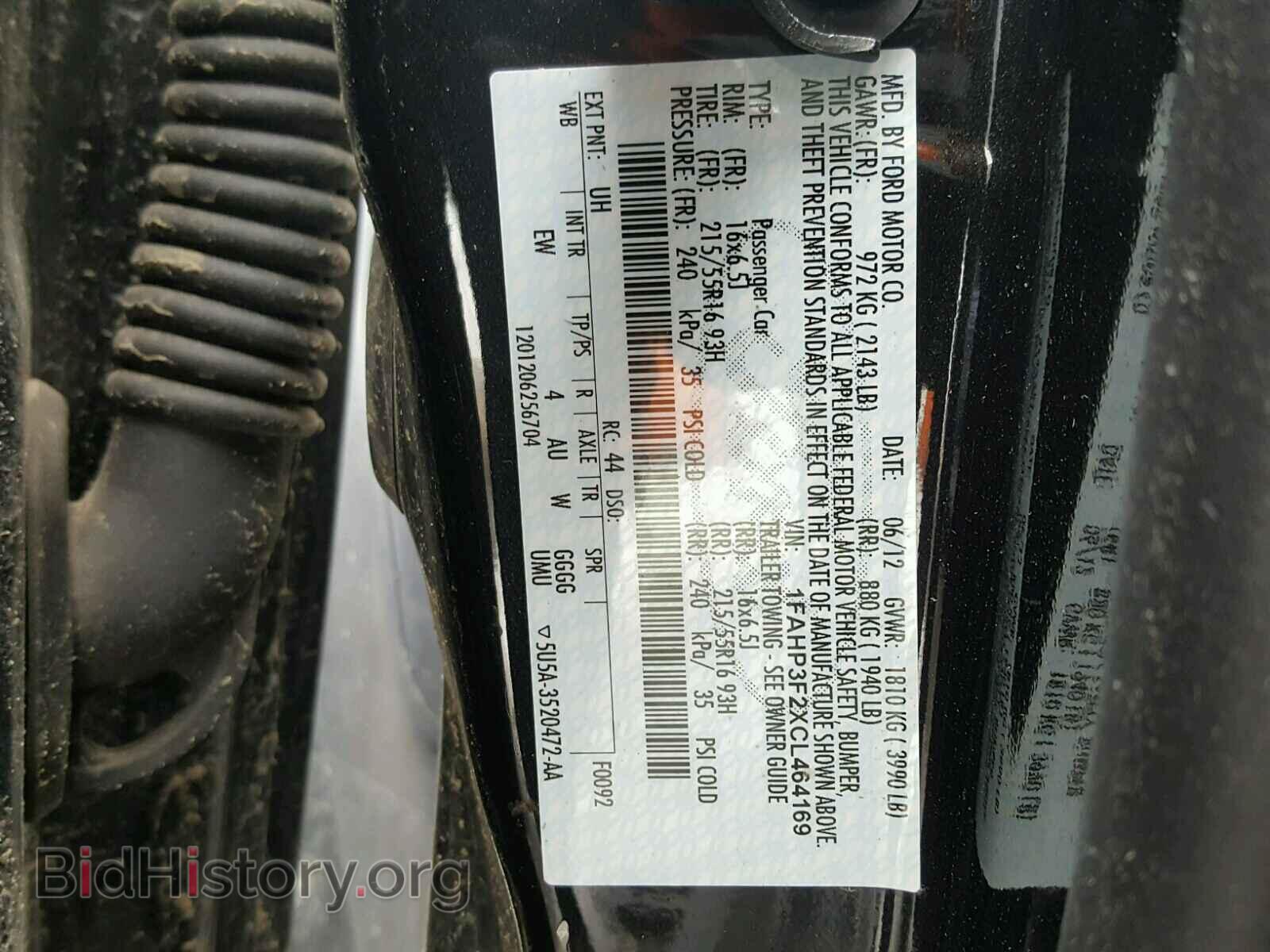 2012 FORD FOCUS - VIN: 1FAHP3F2XCL464169 - Photo 10