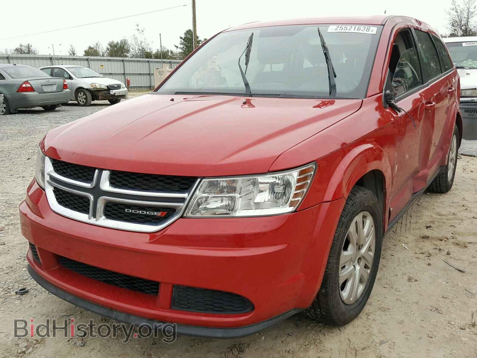 2014 DODGE JOURNEY - VIN: 3C4PDCAB9ET163812 - Фото 2