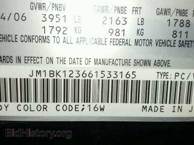 2006 MAZDA 3 S - VIN: JM1BK123661533165 - Фото 10