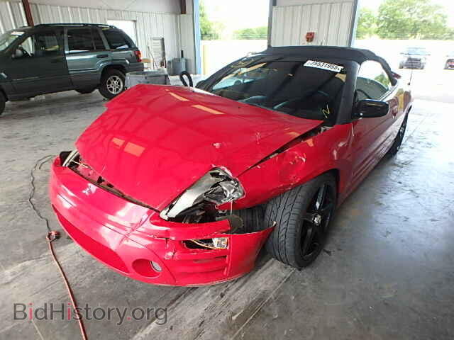 2003 MITSUBISHI ECLIPSE - VIN: 4A3AE45G73E187227 - Фото 2