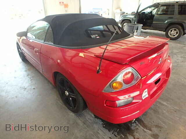 2003 MITSUBISHI ECLIPSE - VIN: 4A3AE45G73E187227 - Фото 3