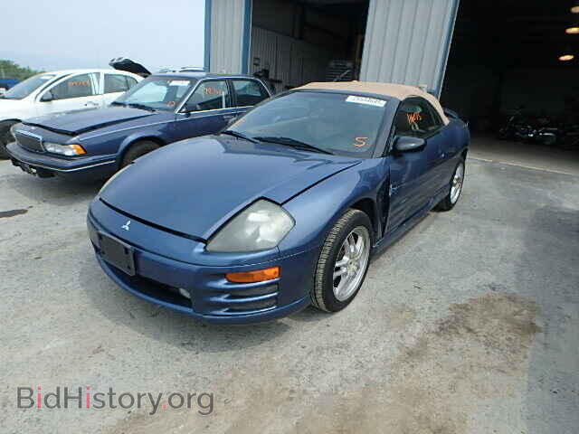 2002 MITSUBISHI ECLIPSE - VIN: 4A3AE85H82E097129 - Фото 2