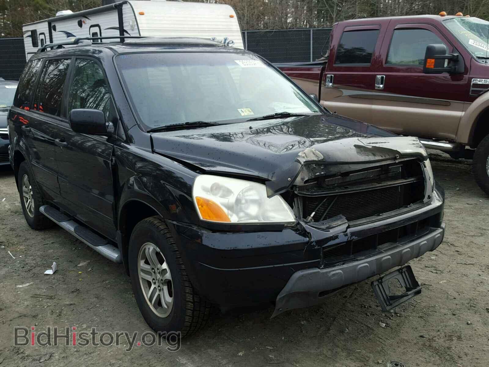 Photo 5FNYF18625B030691 - HONDA PILOT 2005