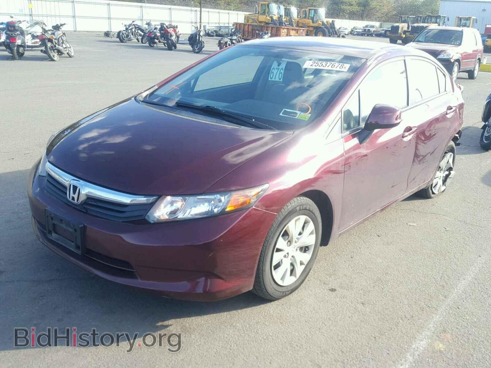 2012 HONDA CIVIC - VIN: 19XFB2F55CE380242 - Фото 2