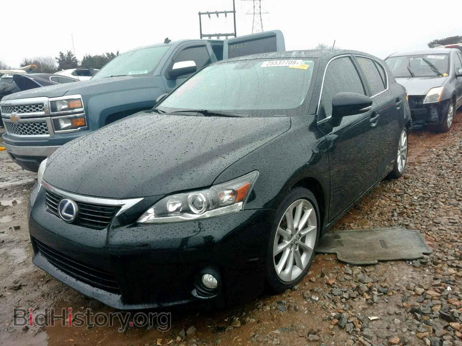 2012 LEXUS CT 200 - VIN: JTHKD5BH4C2112627 - Фото 2