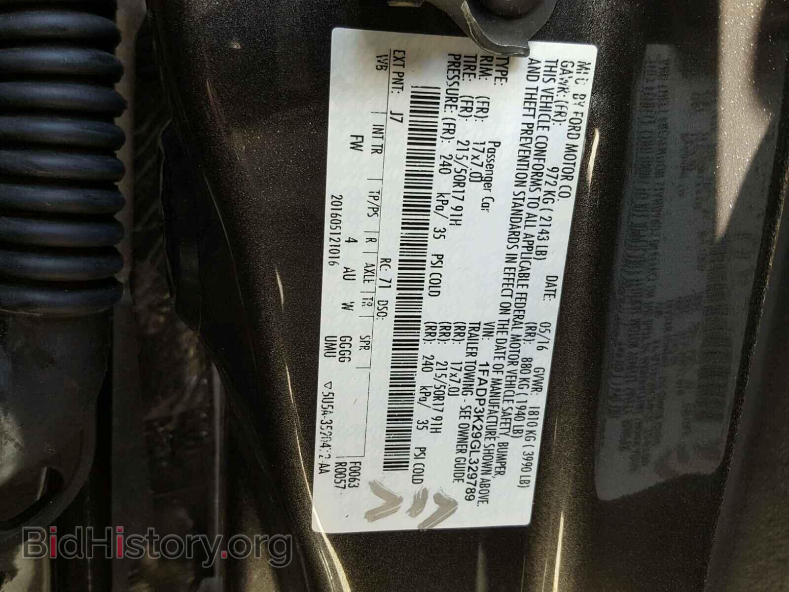 2016 FORD FOCUS - VIN: 1FADP3K29GL329789 - Photo 10