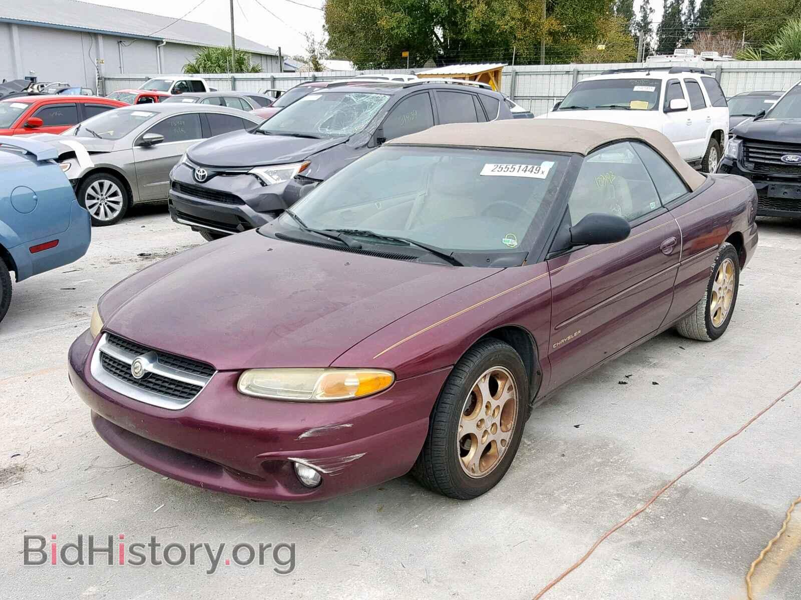 1998 CHRYSLER SEBRING - VIN: 3C3EL55H9WT332429 - Фото 2