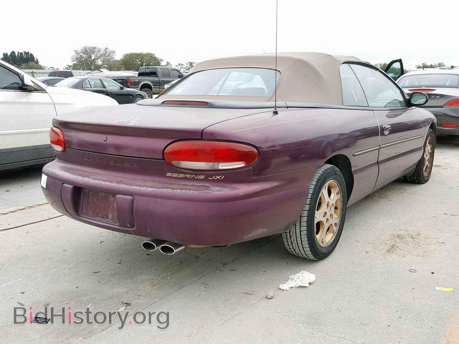 1998 CHRYSLER SEBRING - VIN: 3C3EL55H9WT332429 - Фото 4
