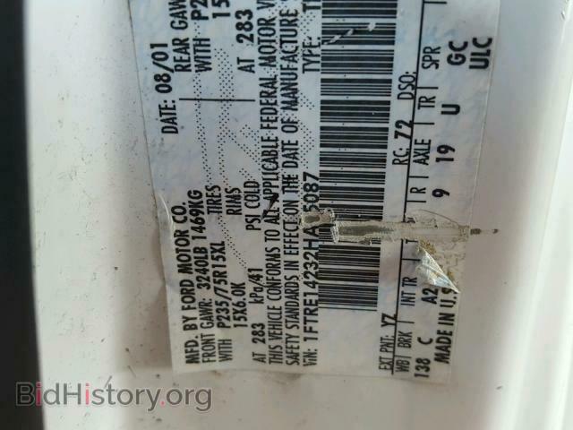 2002 FORD ECONOLINE - VIN: 1FTRE14232HA15087 - Фото 10