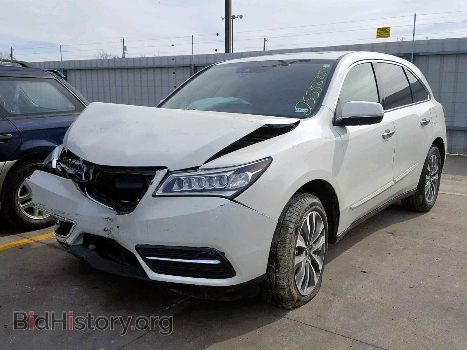 2016 ACURA MDX - VIN: 5FRYD3H43GB011925 - Фото 2