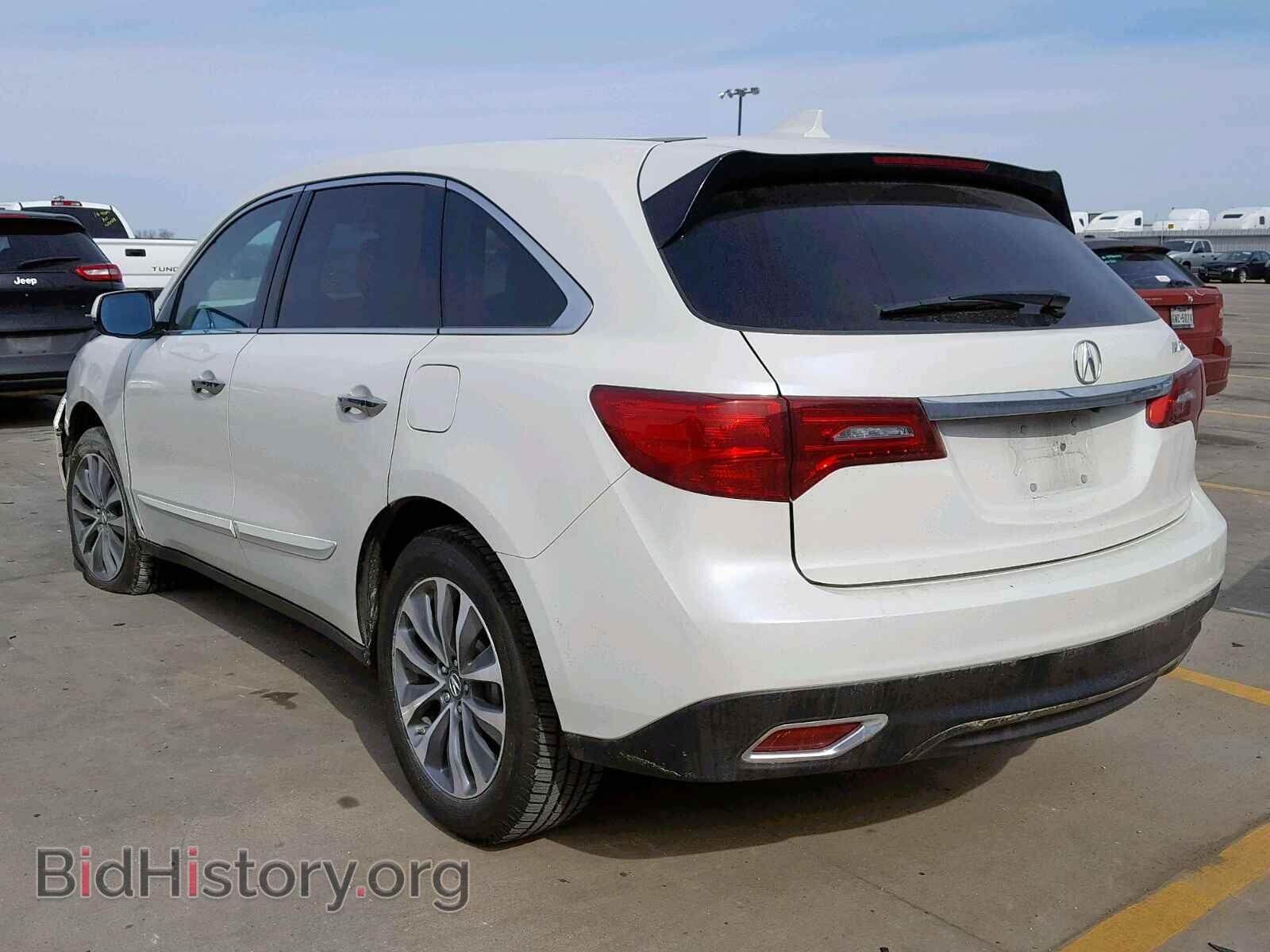 2016 ACURA MDX - VIN: 5FRYD3H43GB011925 - Фото 3