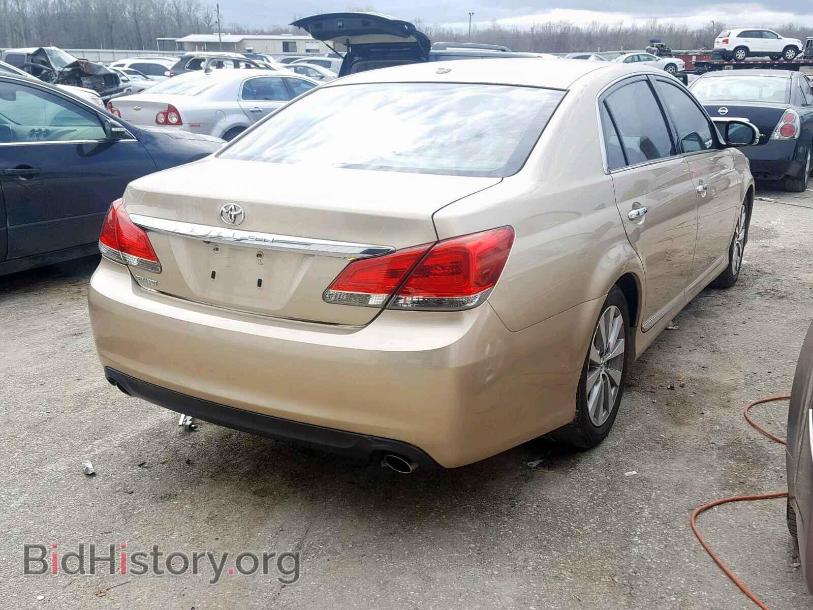 2011 TOYOTA AVALON - VIN: 4T1BK3DB8BU383032 - Фото 4