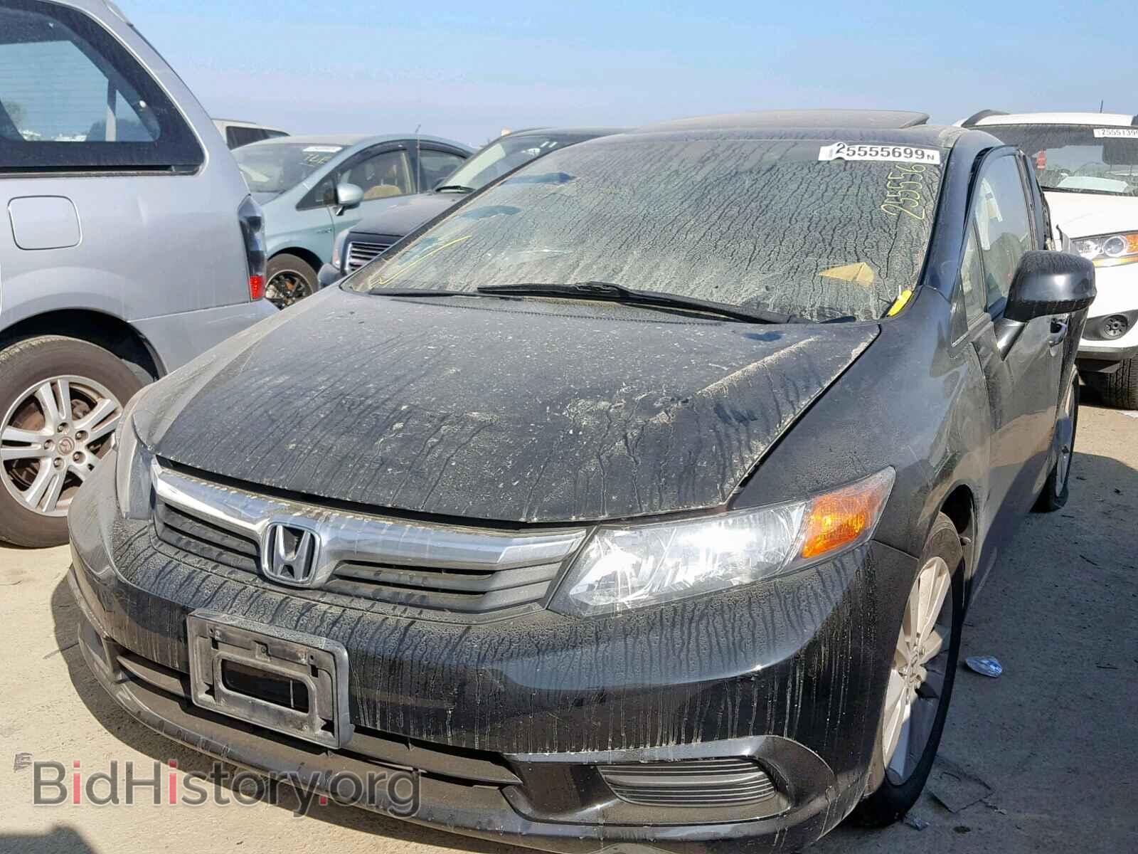2012 HONDA CIVIC - VIN: 19XFB2F97CE300247 - Фото 2