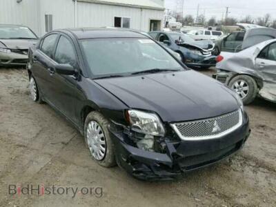 2012 Mitsubishi GALANT Galant ES/, black — VIN 4A32B3FF2CE012722, Copart