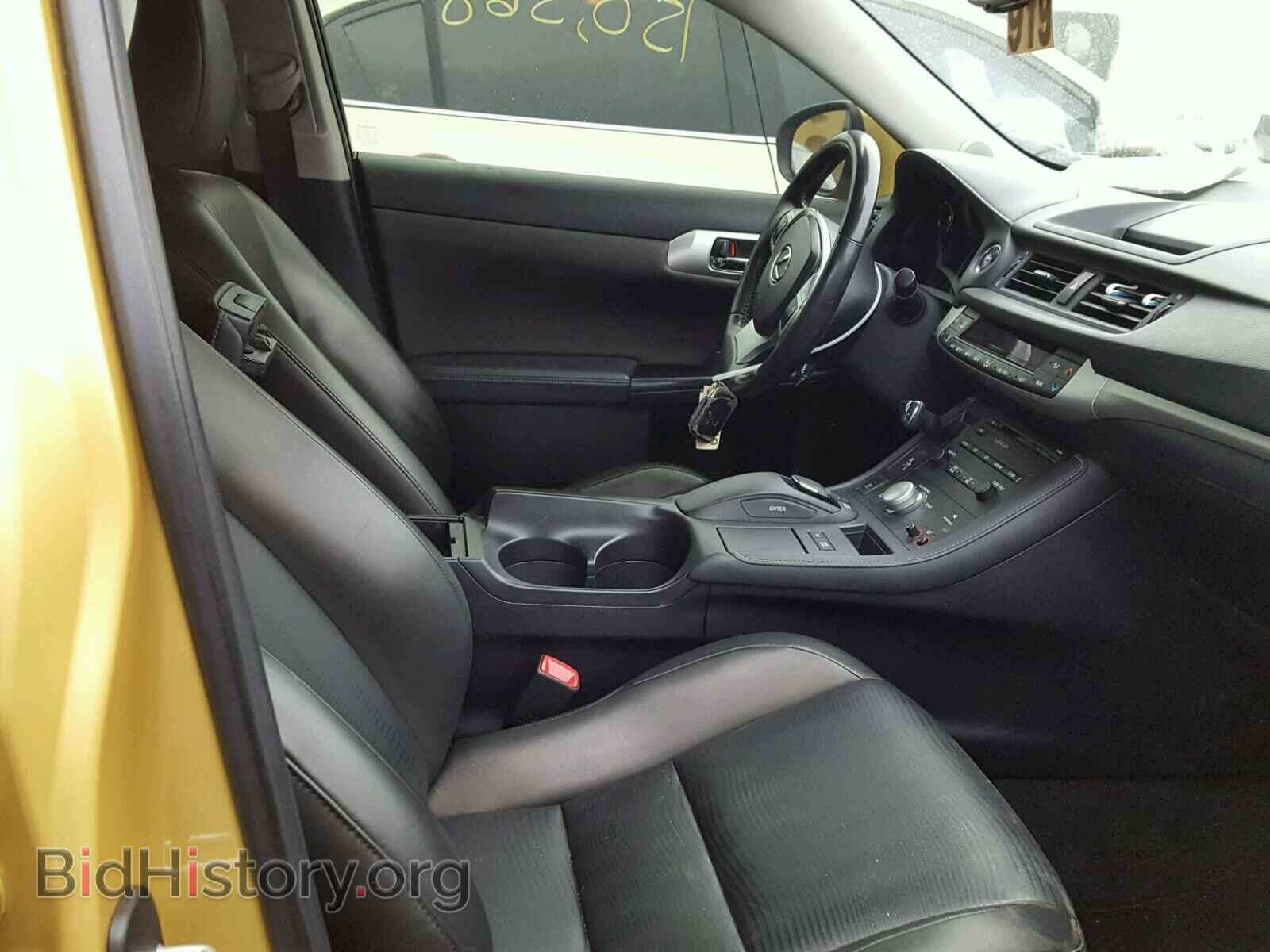2012 LEXUS CT 200 - VIN: JTHKD5BH2C2049253 - Фото 5