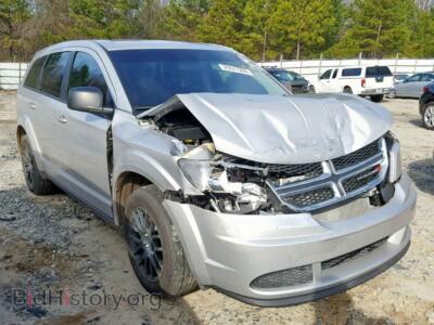 2014 Dodge JOURNEY SE, silver — VIN 3C4PDCAB9ET267300, Copart