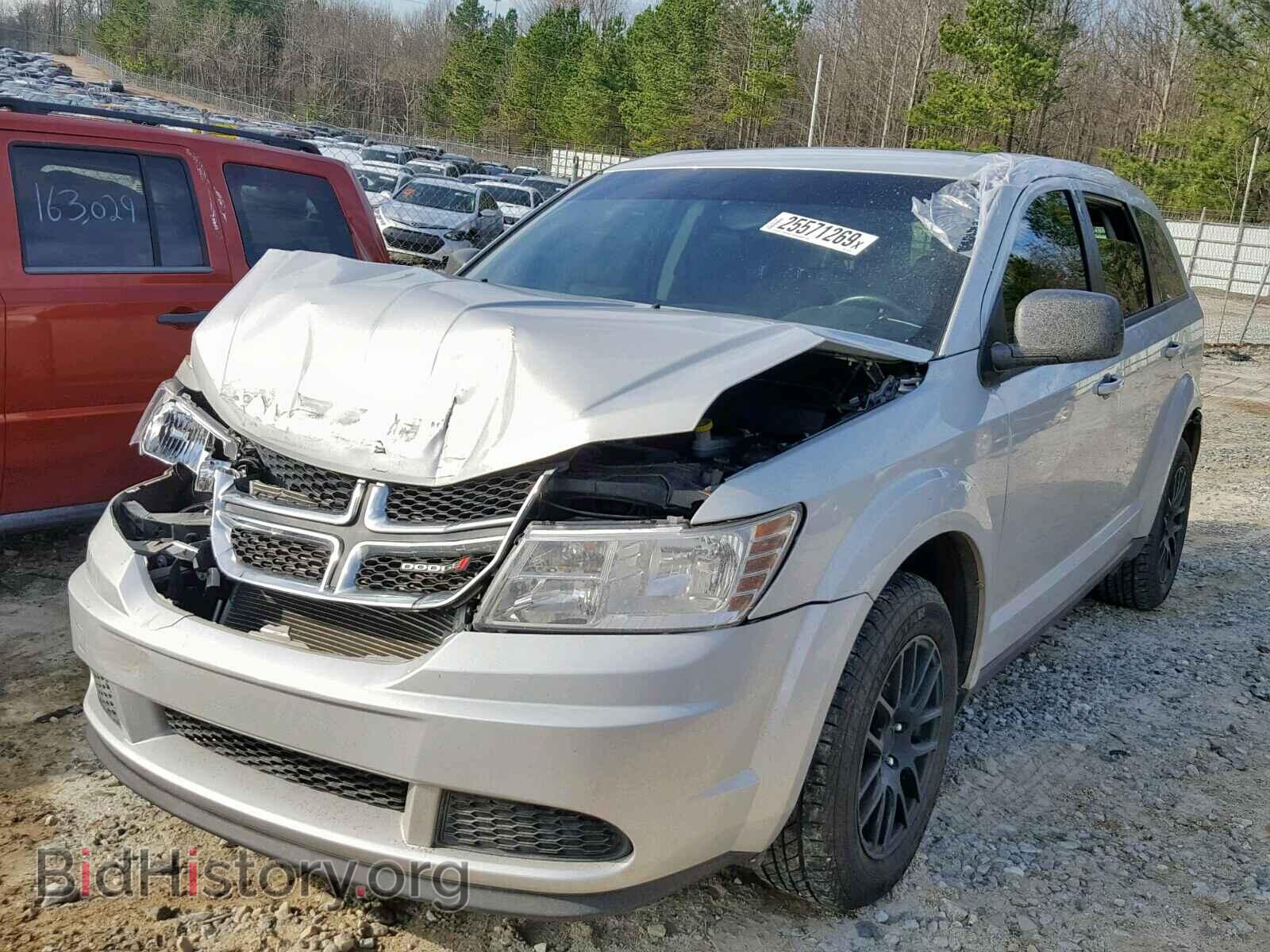 2014 DODGE JOURNEY SE - VIN: 3C4PDCAB9ET267300 - Фото 2