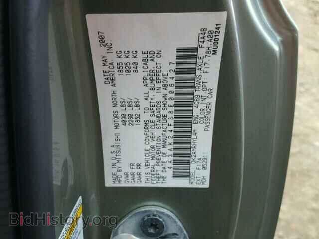 2008 MITSUBISHI ECLIPSE - VIN: 4A3AK24F38E006427 - Фото 10