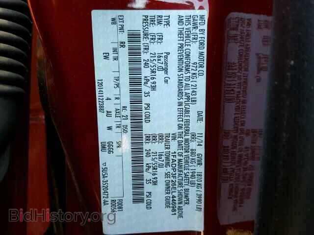 2014 FORD FOCUS - VIN: 1FADP3F26EL446981 - Photo 10
