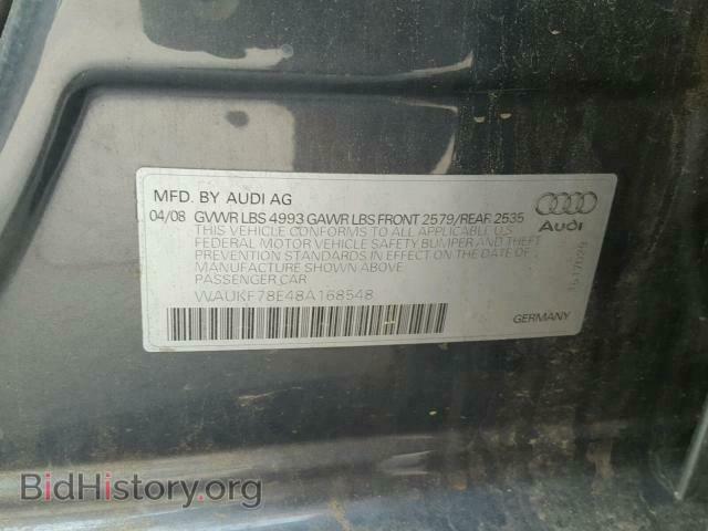 2008 AUDI A4 - VIN: WAUKF78E48A168548 - Photo 10