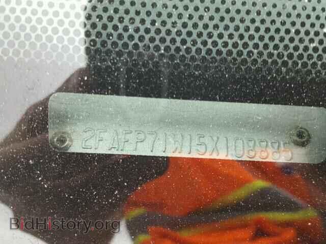 2005 FORD CROWN VIC - VIN: 2FAFP71W15X108885 - Фото 10