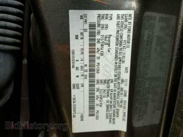 2012 FORD FOCUS SE - VIN: 1FAHP3K28CL320643 - Фото 10