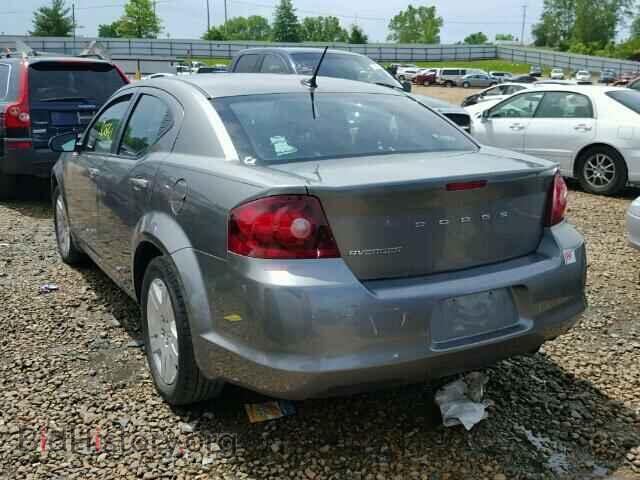 2013 DODGE AVENGER - VIN: 1C3CDZAB8DN630156 - Фото 3