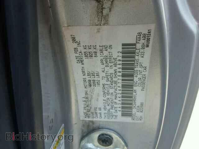 2007 MITSUBISHI ECLIPSE - VIN: 4A3AK24F77E068072 - Фото 10