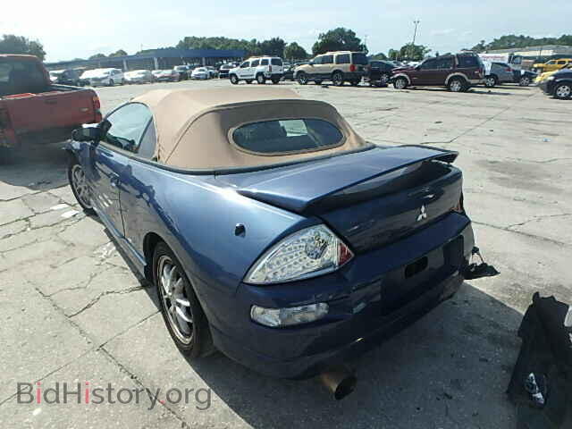 2002 MITSUBISHI ECLIPSE - VIN: 4A3AE85H72E041537 - Фото 3