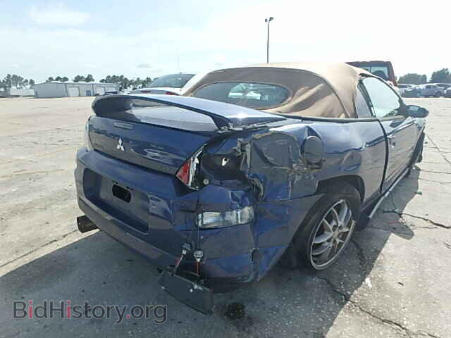 2002 MITSUBISHI ECLIPSE - VIN: 4A3AE85H72E041537 - Фото 4