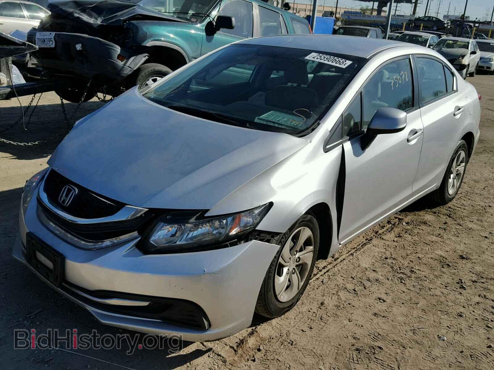 2013 HONDA CIVIC - VIN: 2HGFB2F58DH581298 - Фото 2