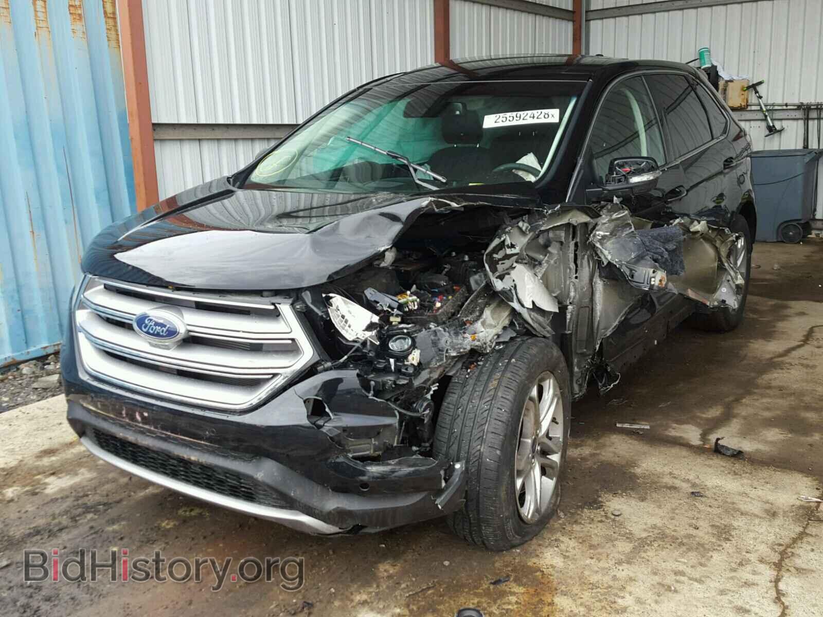 2016 FORD EDGE - VIN: 2FMPK4K86GBB09277 - Фото 2