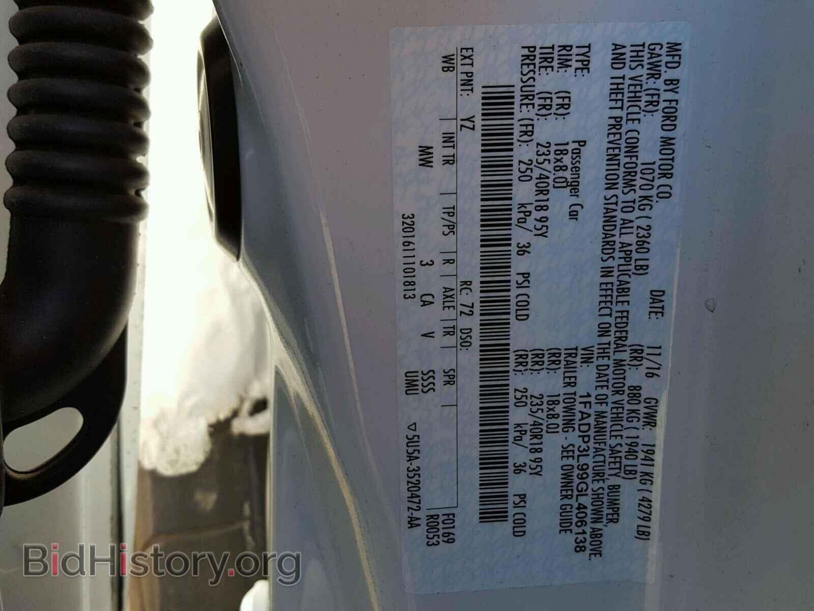2016 FORD FOCUS - VIN: 1FADP3L99GL406138 - Photo 10