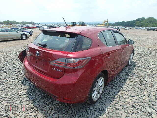 2013 LEXUS CT 200 - VIN: JTHKD5BH8D2160939 - Фото 4