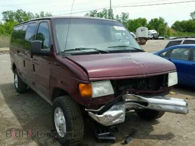 2006 Ford ECONOLINE, burgundy — VIN 1FBNE31L26DA20130, Copart