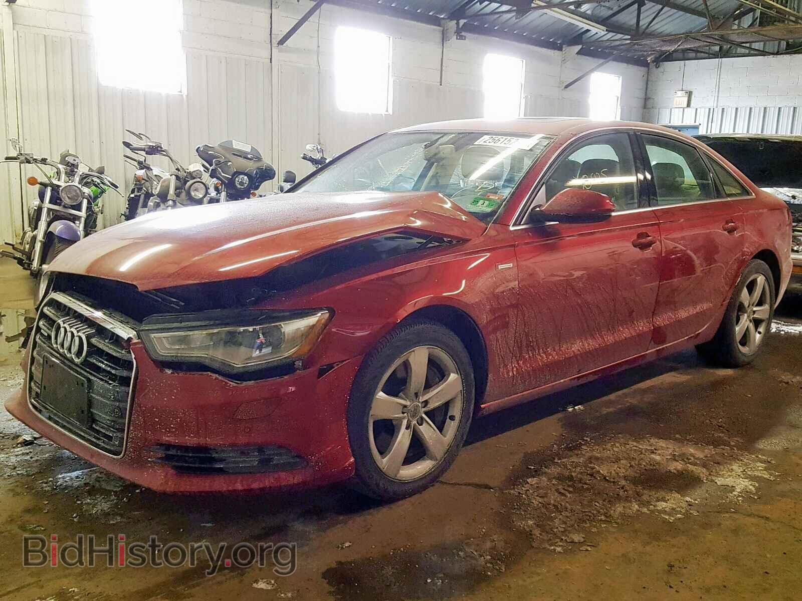 2012 AUDI A6 - VIN: WAUGGAFC3CN124365 - Фото 2