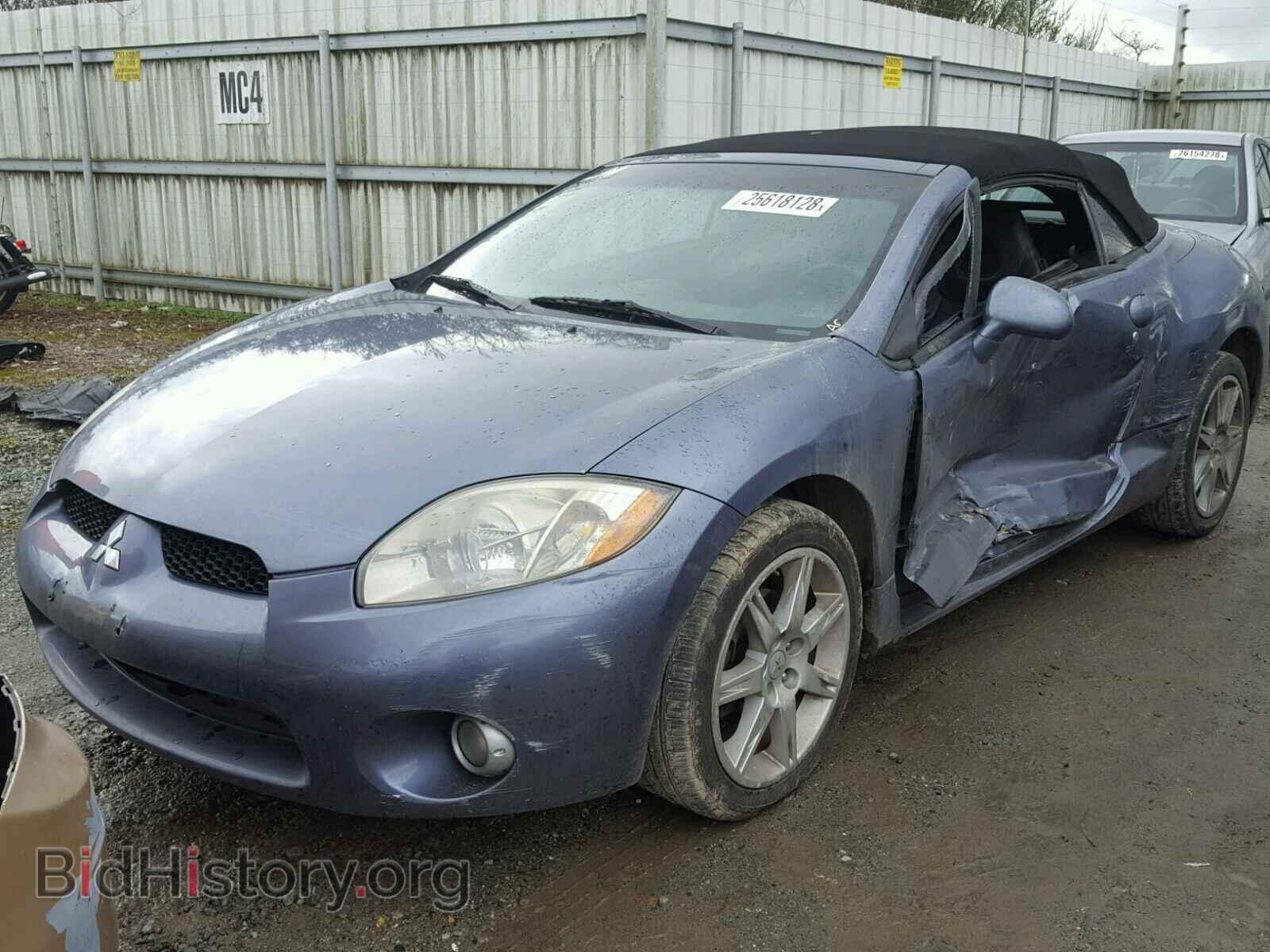 2007 MITSUBISHI ECLIPSE - VIN: 4A3AL35TX7E022274 - Фото 2