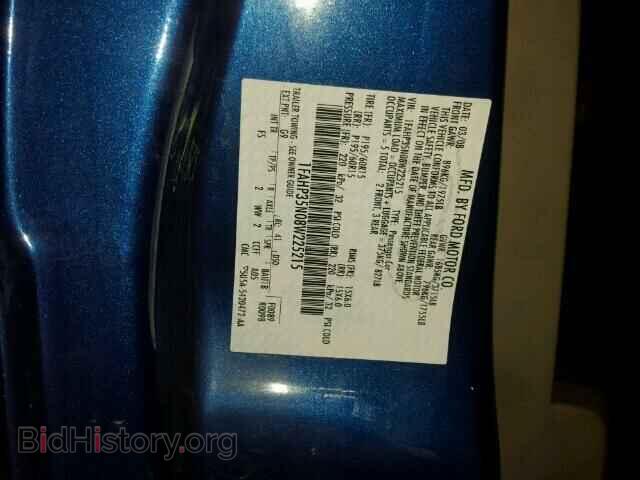 2008 FORD FOCUS - VIN: 1FAHP35N08W225215 - Фото 10