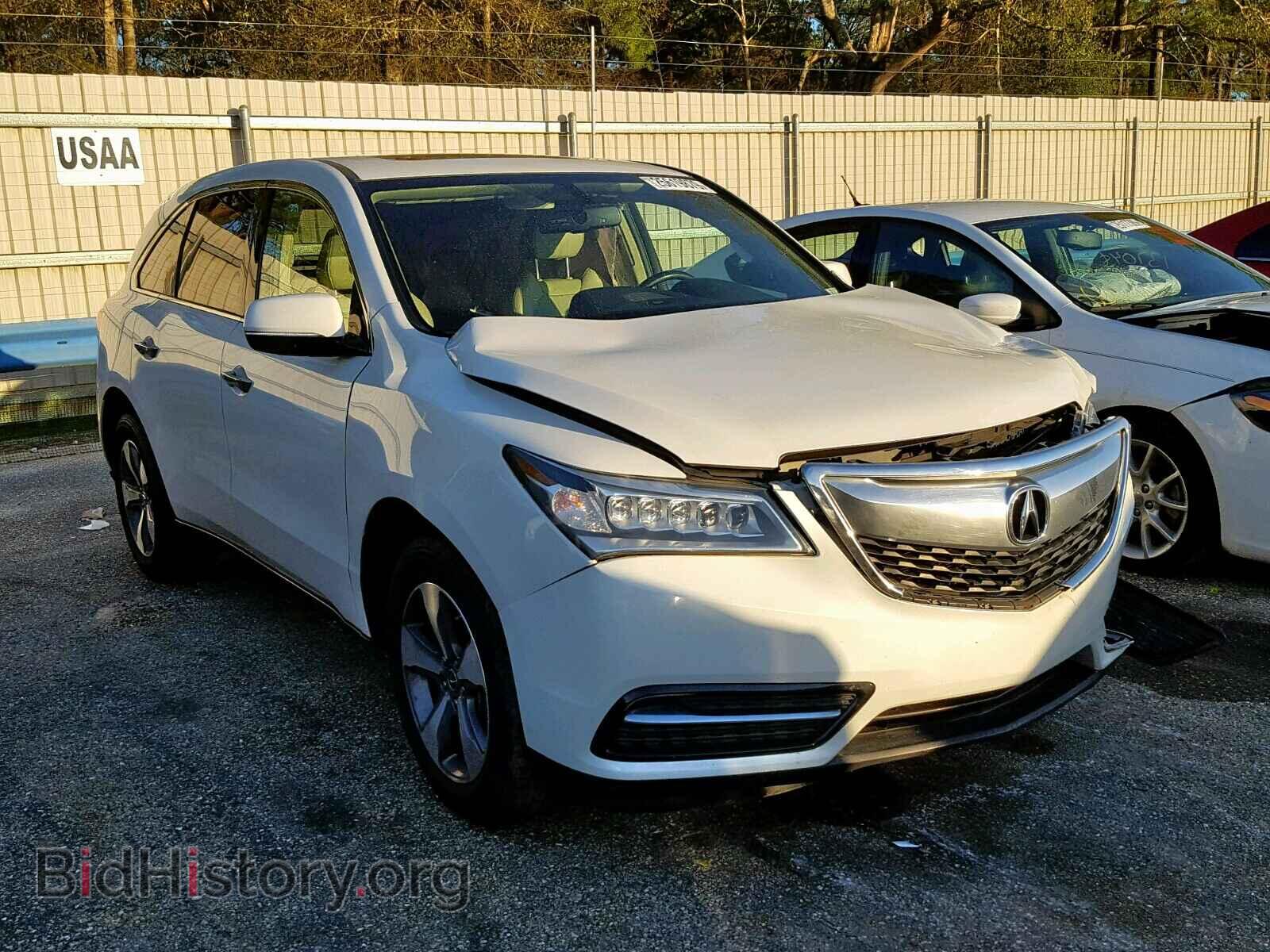 Фотография 5FRYD4H29EB014684 - ACURA MDX 2014
