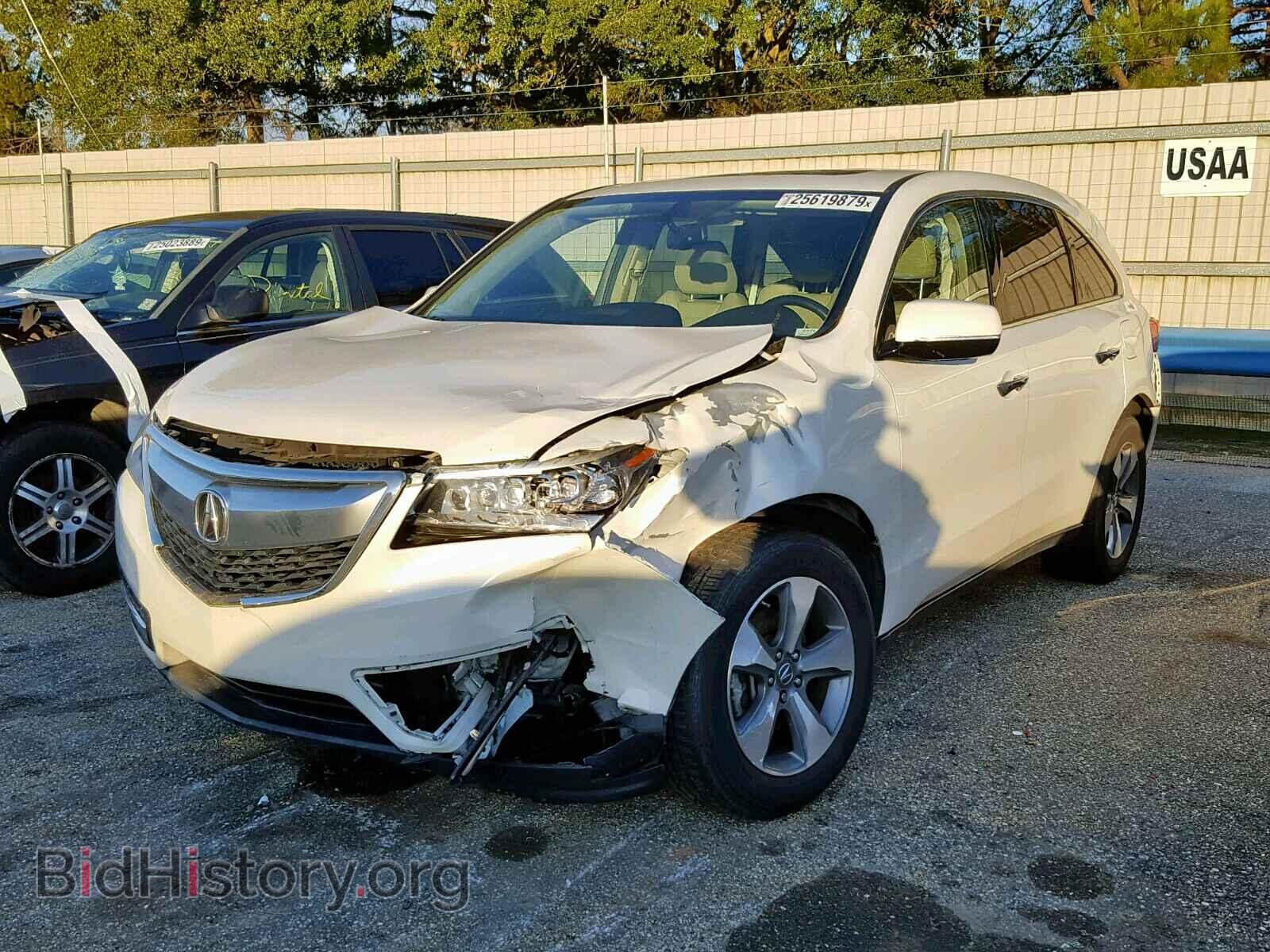 2014 ACURA MDX - VIN: 5FRYD4H29EB014684 - Фото 2