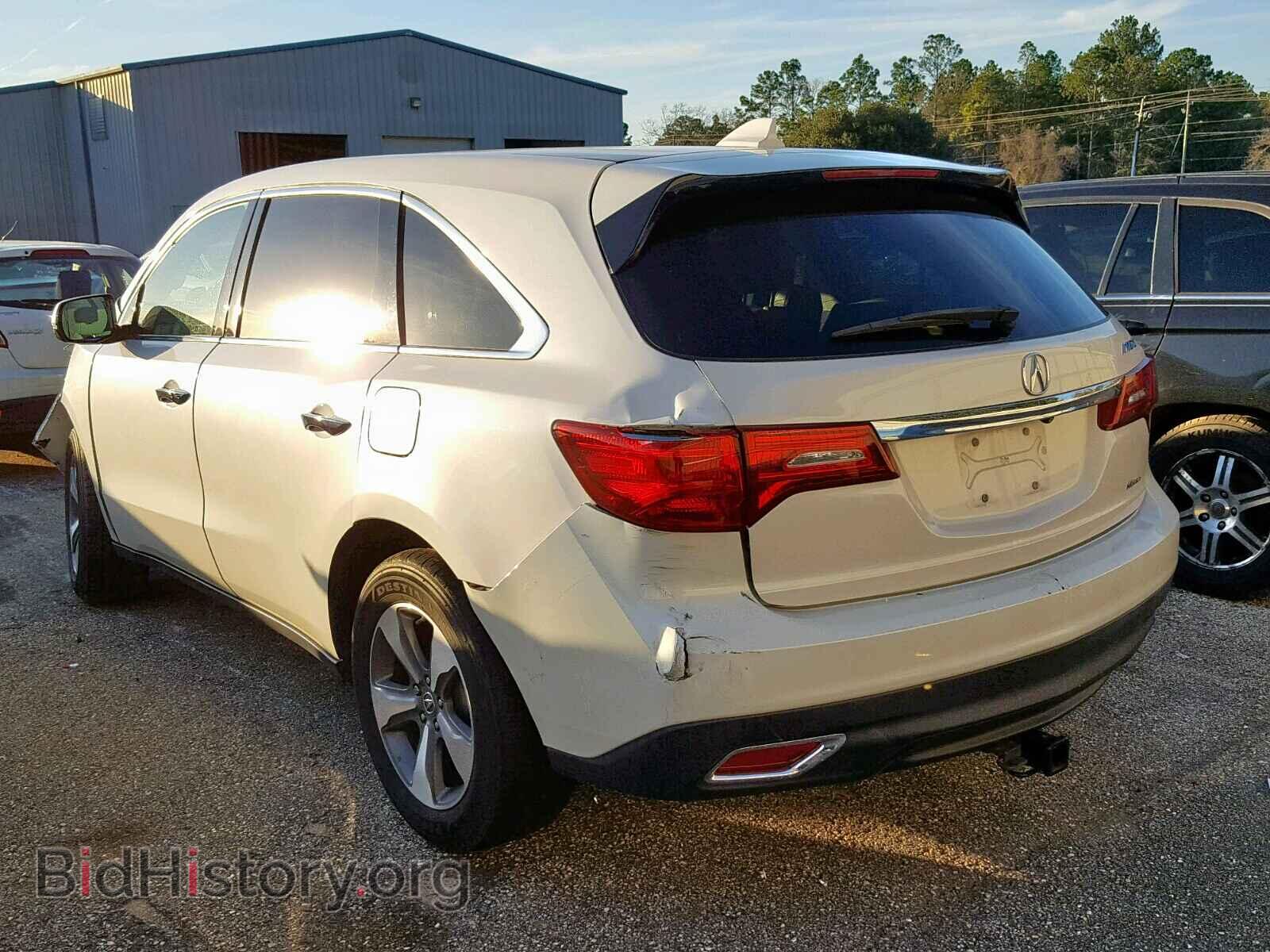 2014 ACURA MDX - VIN: 5FRYD4H29EB014684 - Фото 3